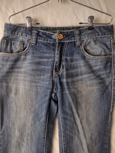Rock & Roll Cowboy Men's Pistol Straight Regular Denim Blue Jeans Size 30 x 32 - Picture 11 of 11