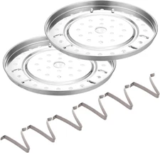 2 Pack 9-1/4" Pressure Canner Rack Stainless Steel  Steamer Canning Rack Cross W