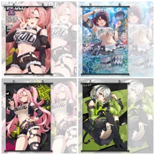 Art Poster Painting Zenless Zone Zero Nicole Demara Hoshimi Miyabi Scroll Otaku