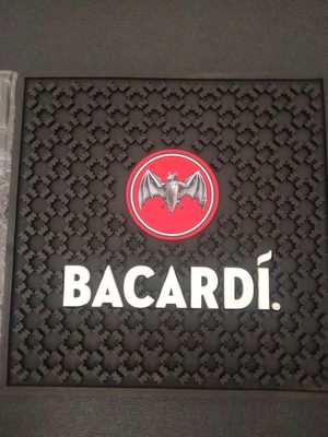 Bacardi Bar Mat Marca De Fabricka Aprox. 17 x 17 x 1/2''