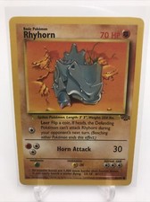 Pokémon TCG Rhyhorn Jungle 61/64 Regular Unlimited Common