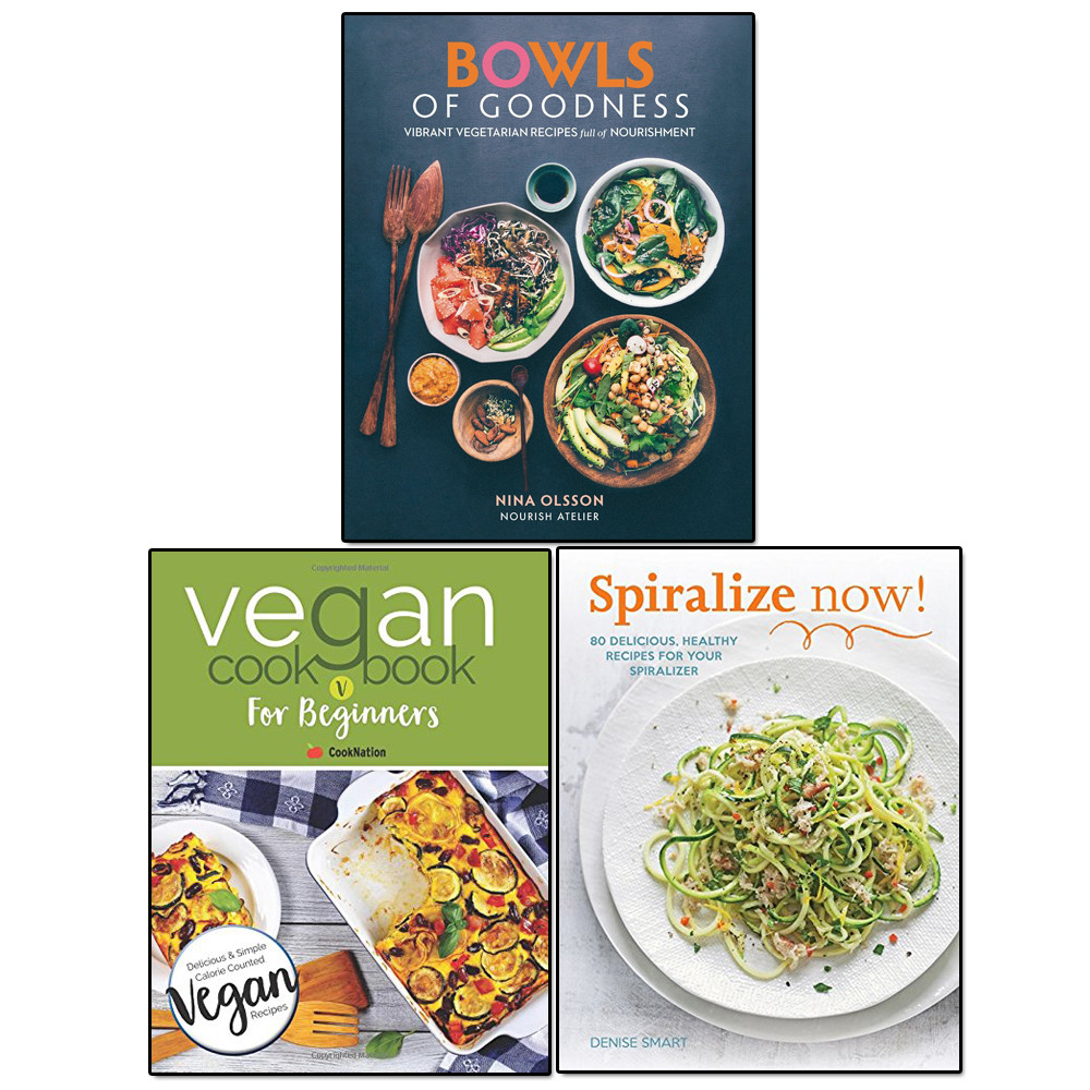 Nina Olsson Collection Bowls of Goodness Recipes 3 Books Set Full of Nourishment