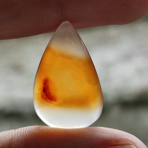 Petite Tranche D'agate Pierre Naturelle - Idéale Pour Création De Bijoux