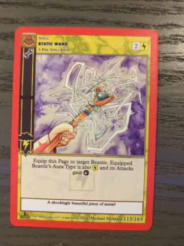 Static Wand - MetaZoo CCG - Nightfall - 1st Edition - Buy More & Save! - Picture 1 of 2