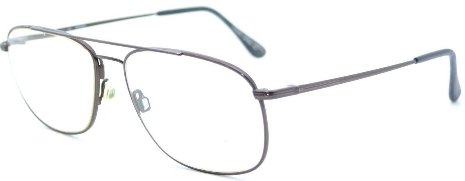 Flexon 44 Marchon Brown Mens Aviator Eyeglasses Glasses Frames 57-16-140 Japan