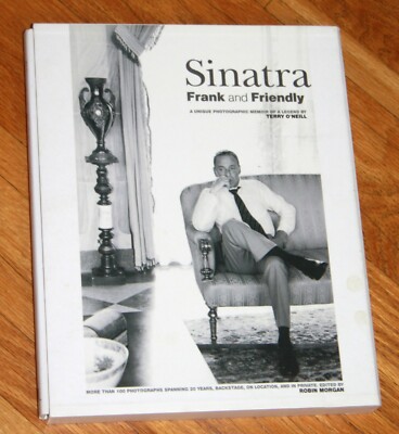 Sinatra Frank and Friendly book boxed Photographic Memoir Terry O'Neill