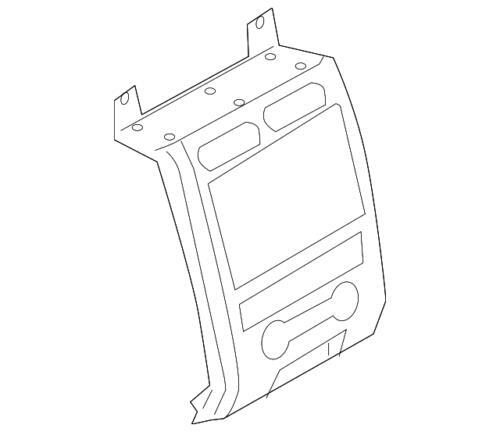Panel central del tablero de instrumentos para Ford F-150 2011-2012 (P/N BL3Z-1504302-GA)