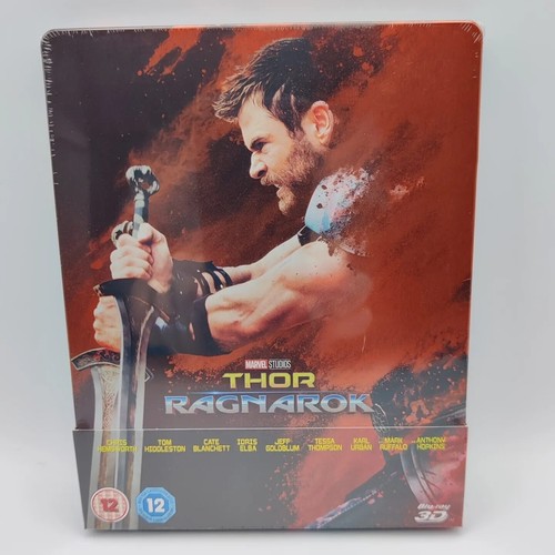 Thor Ragnarok 3D + 2D Blu-ray Steelbook. Chris Hemsworth, New Sealed. - Picture 1 of 24