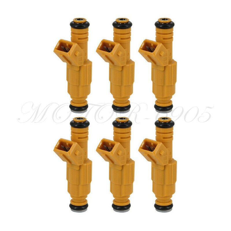 6 Genuine Bosch Fuel Injectors For 8798 JEEP Cherokee 4.0 0280155710 EV1 4 hole eBay