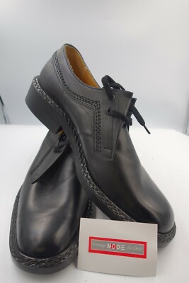ES0314 Herren Halbschuhe von Monarch, schwarz, Gr. 9,5