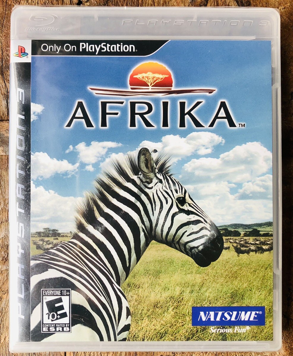 RARE Afrika PS3 Factory Sealed Brand New BLUS-30399 NTSC US 2009