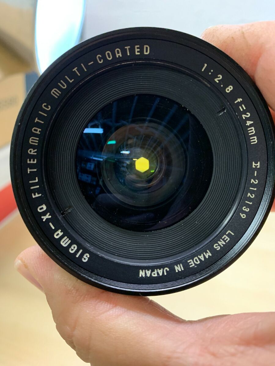 Sigma-XQ 24mm Filtermatic 1:2.8 Multi-Coated Lens w/ Nikon Sigma-XQ 24mm Filtermatic 1:2.8 Multi-Coated Lens w/ Nikon