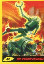 2017 TOPPS MARS ATTACKS YELLOW #/199 THE ROBOTS CRUMBLE #40