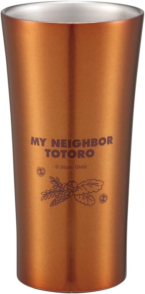 Totoro Stainless Steel Tumbler 13.5oz Insulated 3.1in x 3.1in x
