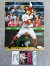 CINCINNATI REDS- TJ FRIEDL AUTOGRAPH 8x10 ACTION PHOTO JSA AS93451