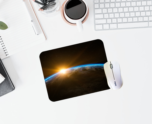 Space Mauspad Leder Gaming Schreibtisch Matte Tastatur Laptop rutschfest UK Verkäufer Porto und Verpackung - Bild 8 von 18