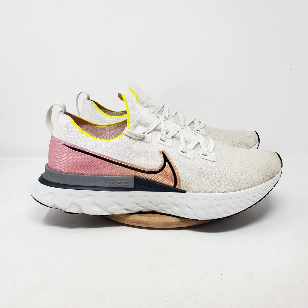 Nike React Infinity Run Flyknit Mens Size 14 White Running Sneakers