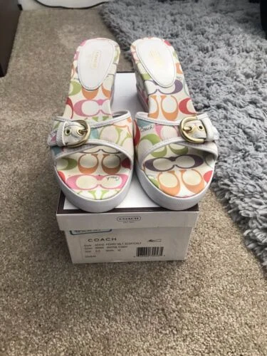 Coach Wedge Rubber Upper Clothing, Shoes & Accessories for Women