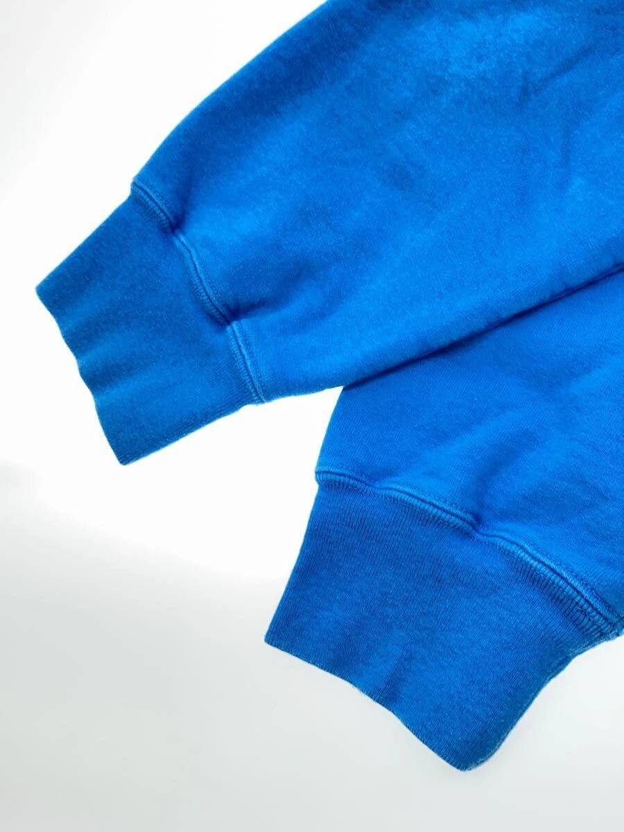 Felpa Supreme con cappuccio XL cotone blu tinta unita RN101837CA38135 usata