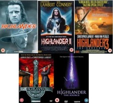 Highlander Series 1-5 Complete Movie Collection Parts 1 2 3 4 5 Sealed UK DVD
