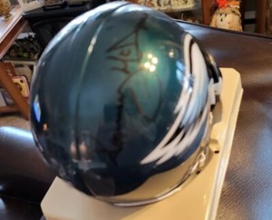 Philadelphia EAGLES great Tommy McDonald HOFamer Mimi Helmet