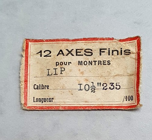 Axe De Balancier D’origine LIP Pour Montre Calibre T18 - Neuf, Pièce Détachée