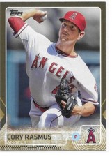 2015 Topps Update Baseball Gold Cory Rasmus 70/2015 Angels