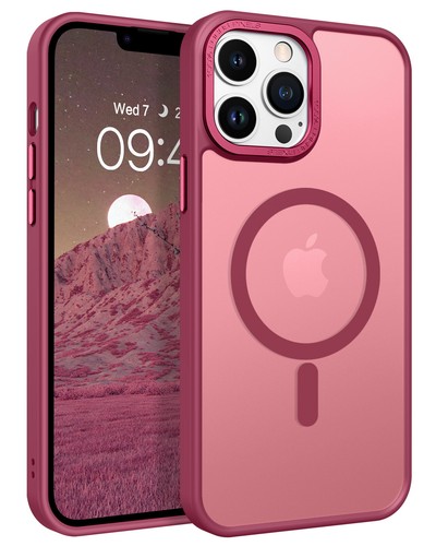 For iPhone 13 Pro Max Frosted Case MagSafe Magnetic Shockproof Thin Slim Cover - Bild 28 von 32