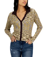 Hooked Up by Iot Juniors' Space-Dyed Sweater Size XL