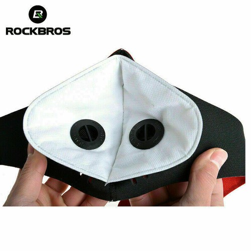 RockBros Outdoor Fahrrad Radfahren Winddicht Sport Maske Antibeschlag mit Filter Schwarz Neu - Bild 6 von 10