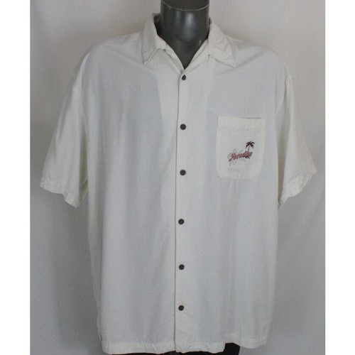 Vintage Disney Cruise Lines Mickey Mouse Embroidered Rayon Hawaiian Camp Shirt - Picture 3 of 7