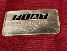 RARE VINTAGE SILVER INGOT : FIAT - Agnelli BULLION BAR 20 gr 999.9 pure - 1977 !