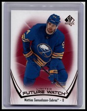 2021-22 SP Authentic #129 Mattias Samuelsson Limited Red