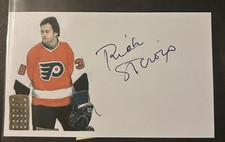 Rick St. Croix Hand Signed Auto Autograph Index Card Philadelphia Flyers