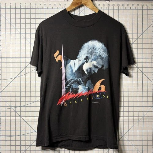 80s BILLY IDOL WHIPLASH SMILE TOUR AINT NO WHIT 1980s vintage concert t-shirt, vintage, single stitch, B+ condition