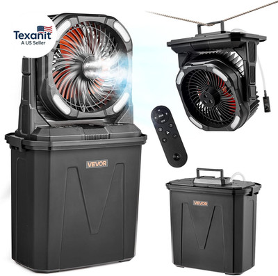 Misting Fan, More than 2700RPM Motor Mister Fan, Mister Cooling Fans with 2.38 G