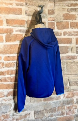 Sudadera con capucha para mujer Nike DRI-FIT mediana azul/verde azulado agujeros para el pulgar - Imagen 4 de 18