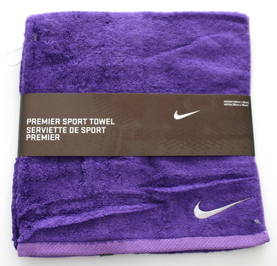 Nike Sport Towel Terry Loop Purple 15'' x 31'' Medium