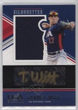 2018 USA Baseball Stars & Stripes Black Gold Jerseys 40/89 Tanner Witt Auto s3g