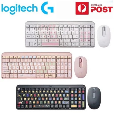 Logitech Wireless Keyboard Mouse Combo Kit Compact Office Gaming Portable Gifts