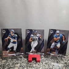 🔥2025 Panini Mosaic NFL Jaxon Smith-Njigba  + Sam Darnold + Kenneth Walker 
