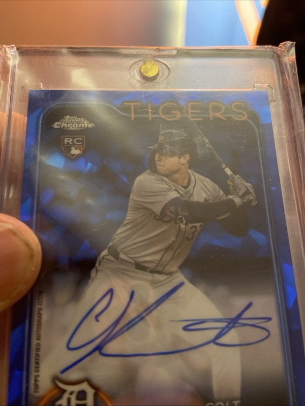 2024 Topps Chrome Sapphire Edition - Colt Keith Auto Blue #039/199  USA-CK