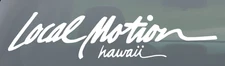 Local Motion Hawaii Surf Sticker Decal Vintage Classic Brand Old School 8" Wide