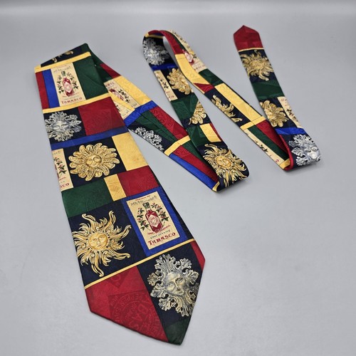 Tabasco 90s Vintage Tie Necktie Collectible Chilli Spicy Sauce USA 100% Silk