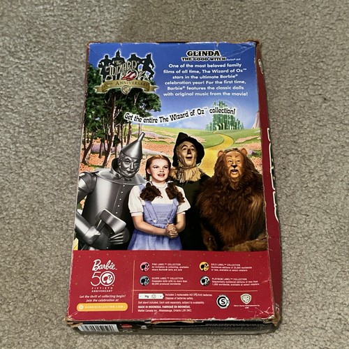 2008 Barbie Glinda The Wizard of Oz Pink Label 50th Anniversary NIB Music *READ* - Picture 3 of 6
