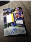 2024 Panini Spectra J.J. McCarthy #201 Rookie Patch Auto /50 Minnesota Vikings