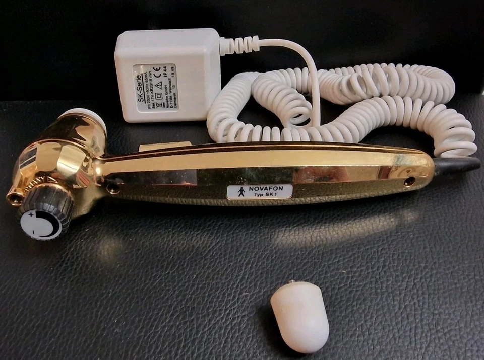 Novafon SK1 17V  Massagegerät In GOLD  Schallenwellengerät funktionsfähig - Bild 3 von 4