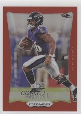 2024 Panini Prizm Deca Red Prizm 28/199 Rasheen Ali #25 19l7