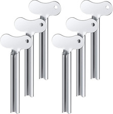 ZOCONE Toothpaste Squeezer, 6Pcs Metal Tube Squeezer Key Stainless Steel Toothpa