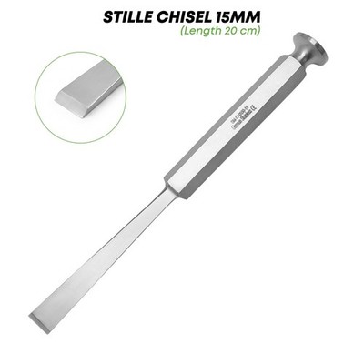 Stille Chisel 15mm Blade 20 cm Orthopedic Instrument Stainless German Grade